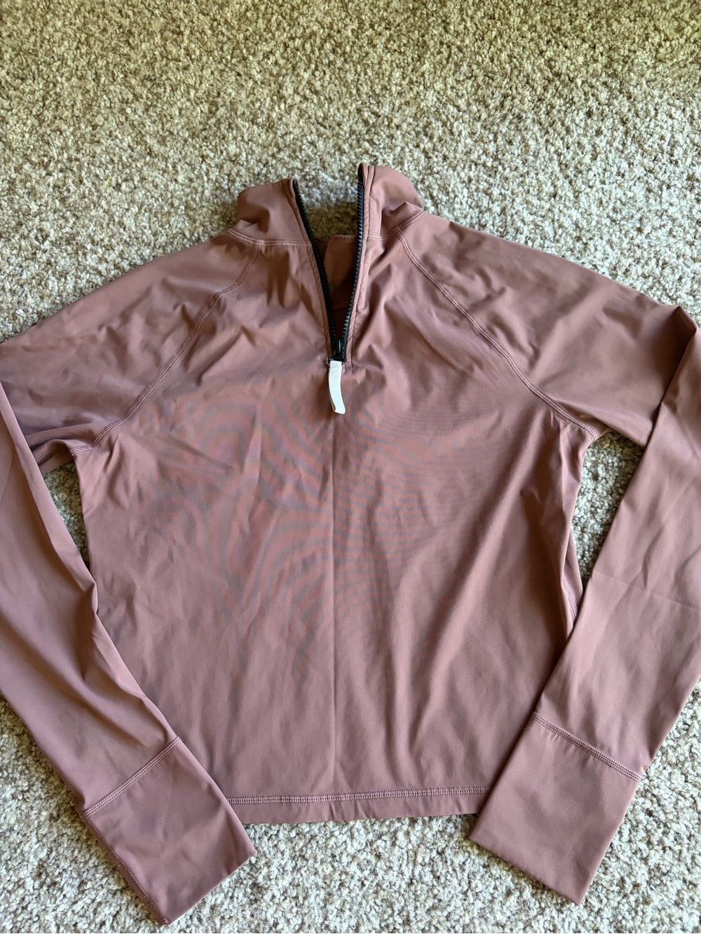 Vuori Women’s Large Chilled Out Half Zip Pullover- Dusty Rose/Pink